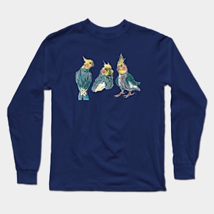 Moody birbs Long Sleeve T-Shirt